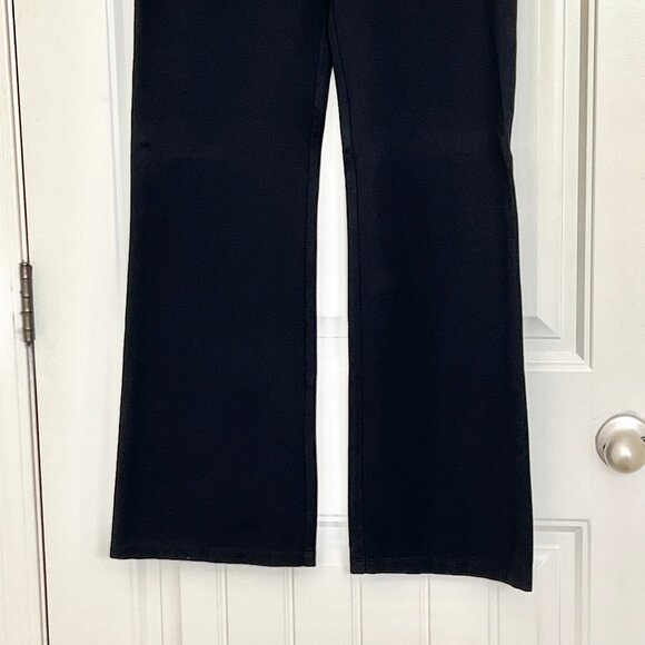 Betabrand Classic Black Pull-on Mid-Rise Bootcut Dress Yoga Pant Size Large - Picture 8 of 13